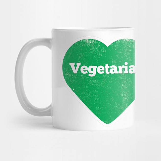 Vegetarian Heart - Distressed by glutenfreegear